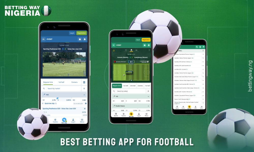 The best football betting apps in Nigeria offer a wide range of markets, live betting and match broadcasts