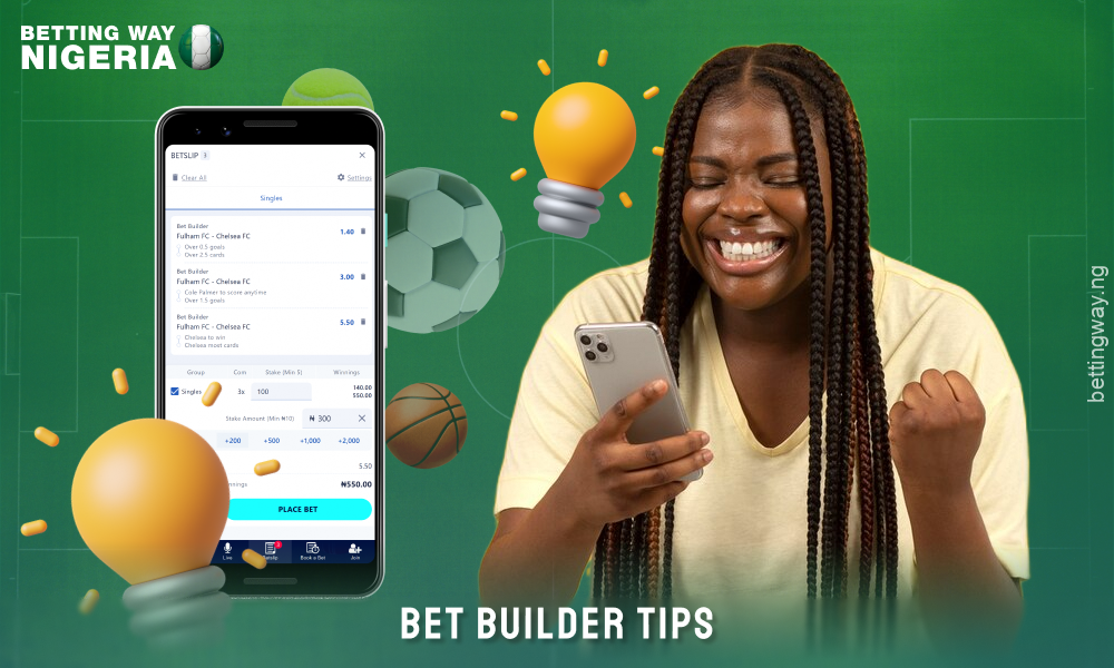 For successful sports betting with bet builder it is important to check the form of the teams, avoid multiple selections and compare odds