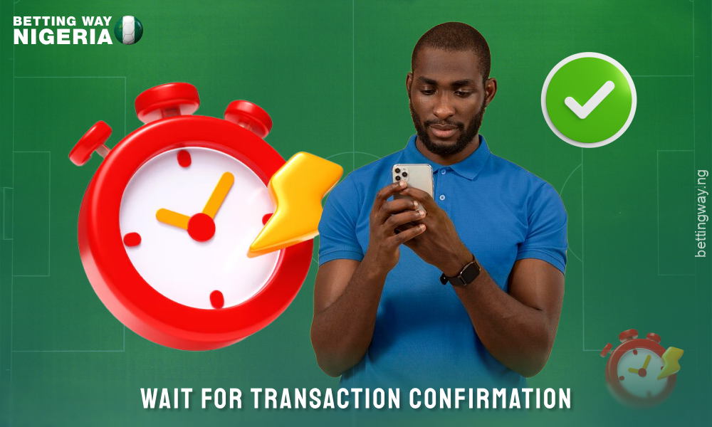 Wait until the cryptocurrency arrives to your account on the bookmaker's website and start placing bets