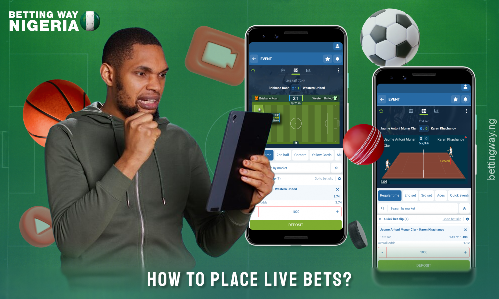 For successful live betting, punters in Nigeria are advised to follow the game, analyse statistics, assess team form, react to changing odds and manage their bankroll wisely