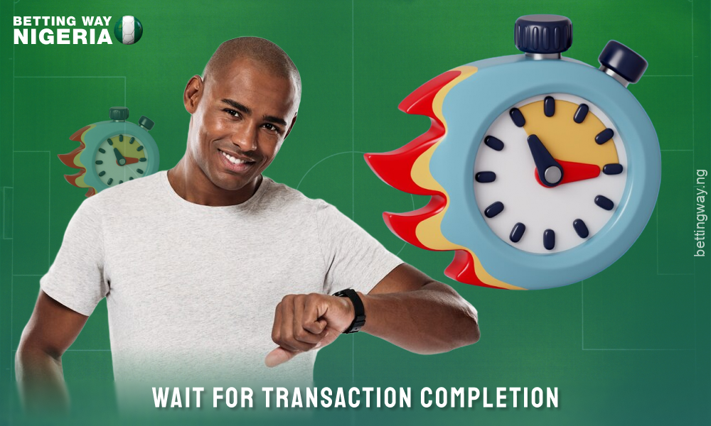 Wait until the bookmaker approves the withdrawal of funds in cryptocurrency