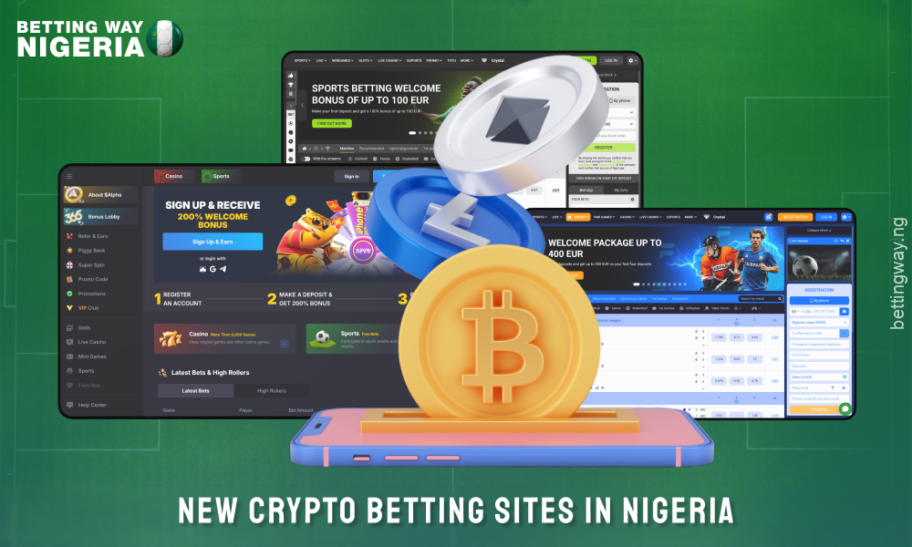 New cryptocurrency betting sites in Nigeria are growing rapidly and are regularly appearing on the market