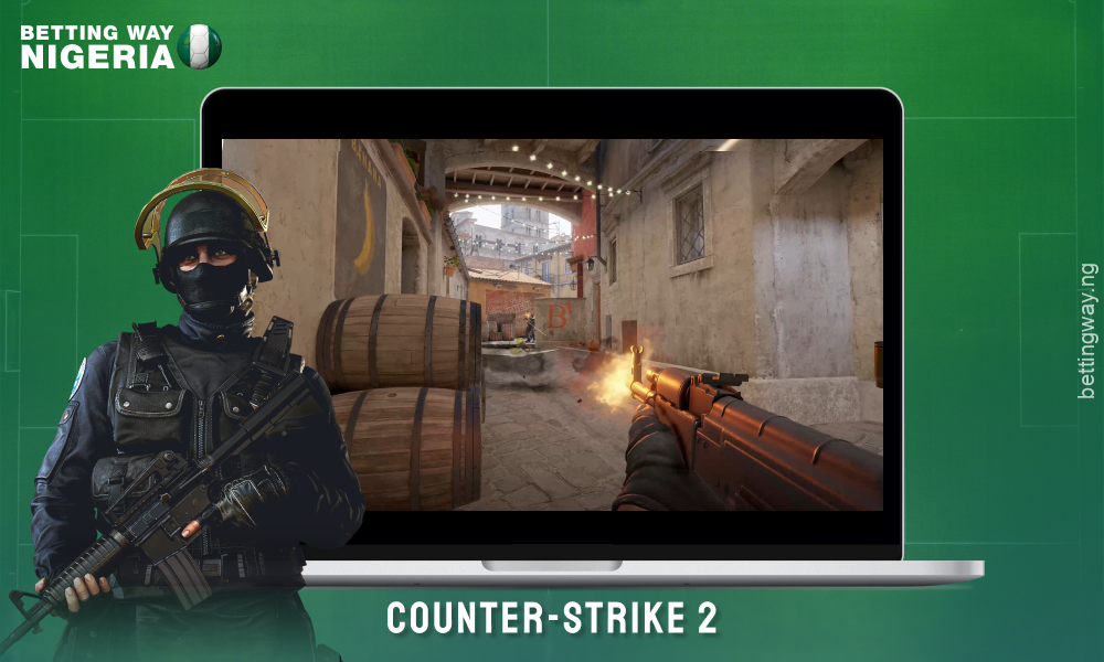 Among Nigerian players, Counter-Strike 2 is popular for betting on match winners, card forfeits and pistol rounds