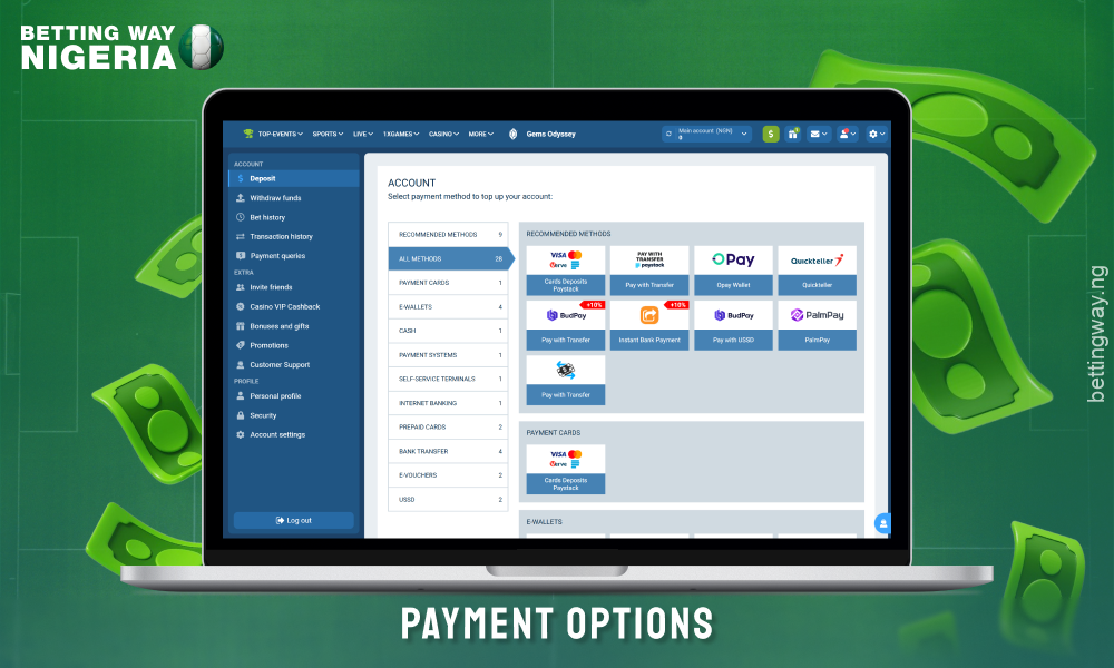 A variety of payment methods are available at 1xbet, including cards, e-wallets and cryptocurrencies, and withdrawals are commission-free