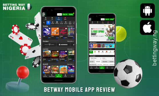 The Betway mobile app is easy to use, has a simple design, and supports a variety of features and sports