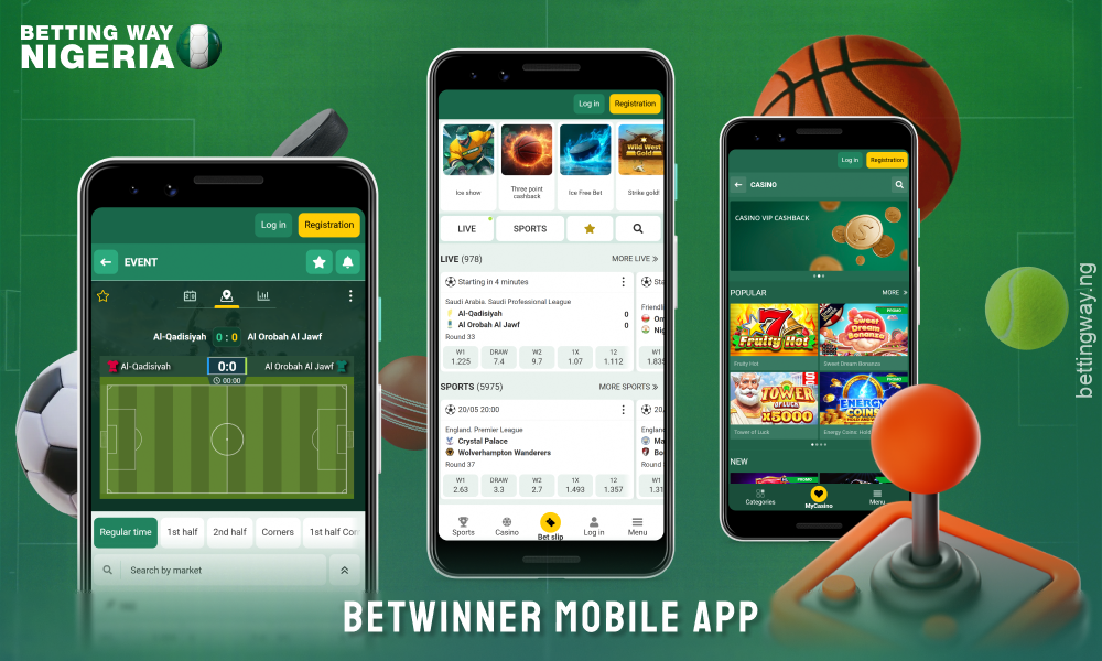 The Betwinner mobile app for Android and iOS provides a convenient and smooth betting experience with easy installation and similar functionality to the desktop version