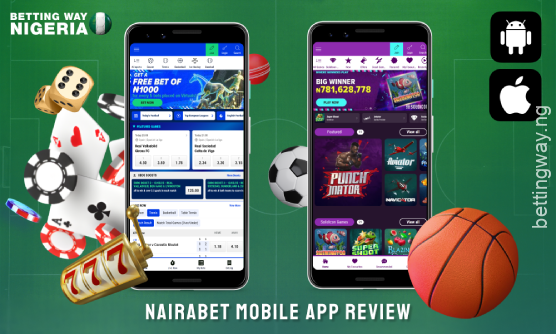 The Nairabet mobile app provides full access to all betting and casino features on your smartphone