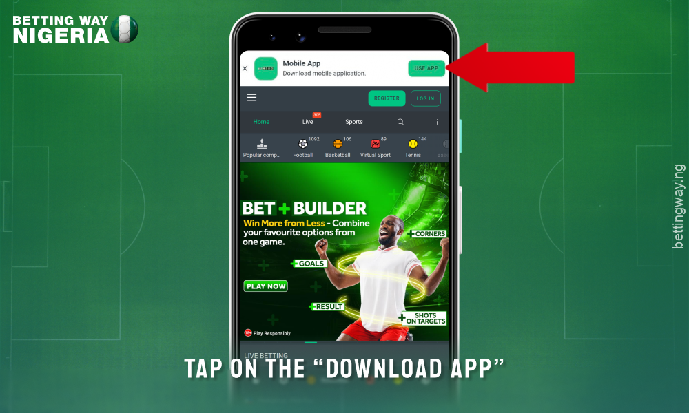 Click on the Download button to download the Betjara Android app installation file