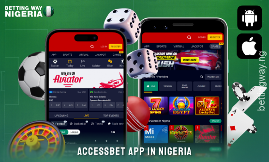 The Accessbet app for Android and iOS is a convenient mobile sports betting and casino solution with access to your favourite games and bonuses anywhere you go