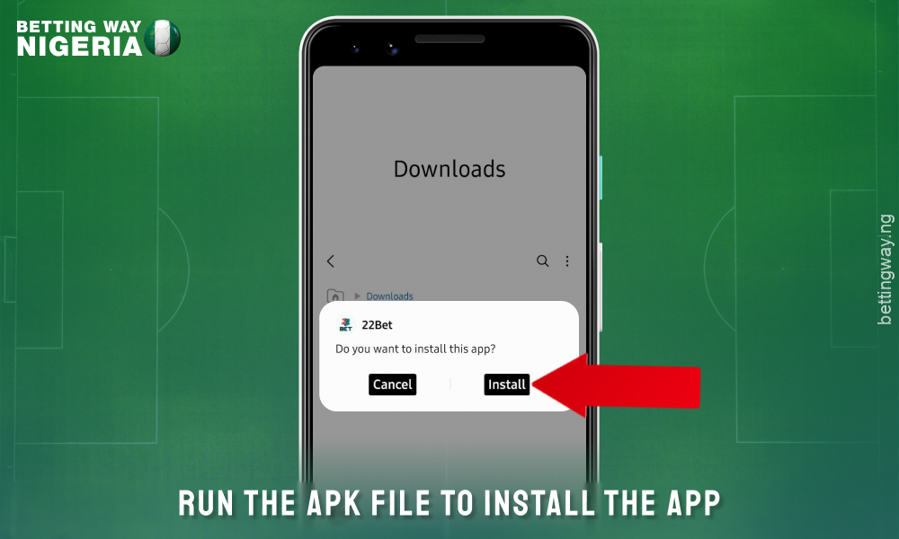 Install the 22bet app for Android and start betting on sports
