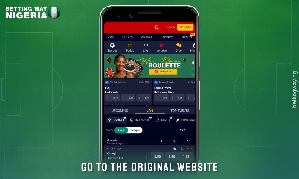 To download the Accessbet app for Android, go to the bookmaker's official website