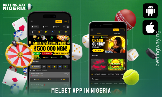 The Melbet app for Android and iOS, offers sports betting and a variety of casino games, as well as a welcome bonus for new players